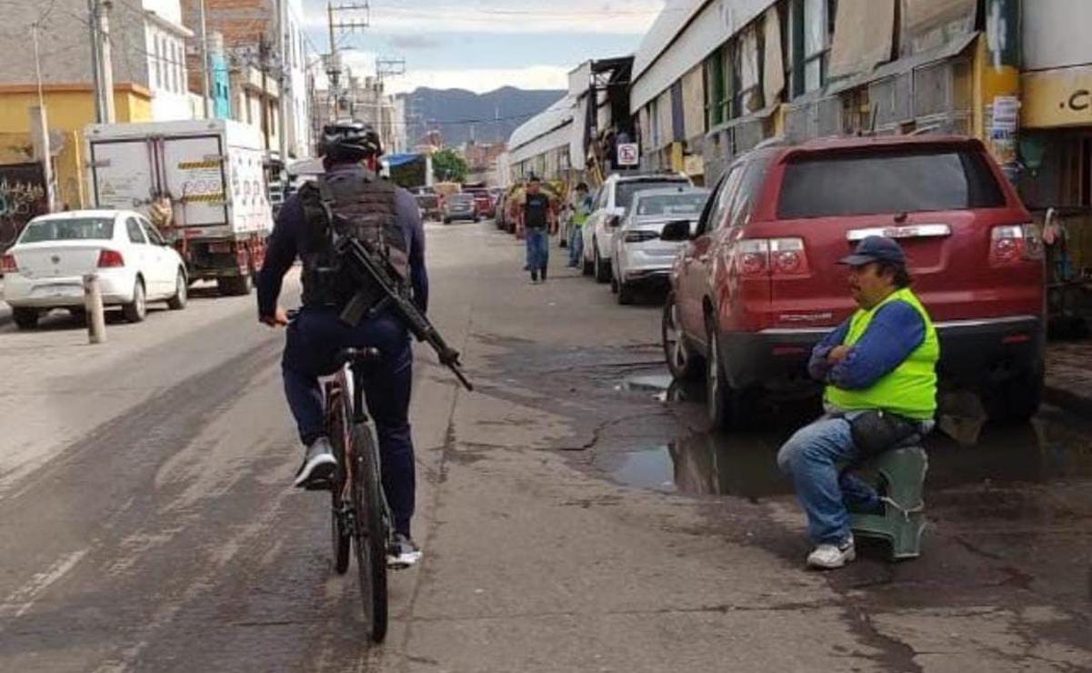 Implementan operativo preventivo contra franeleros en el Centro Histórico de SLP