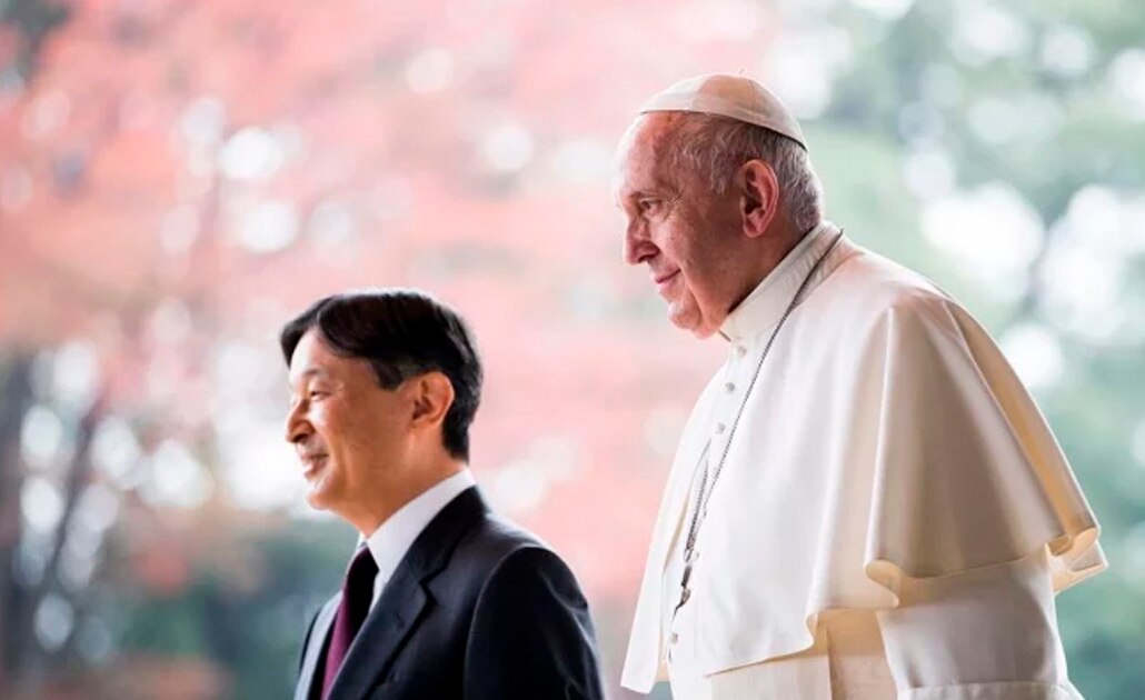 El papa Francisco se reunió con el emperador de Japón, Naruhito (Fotos: AFP)