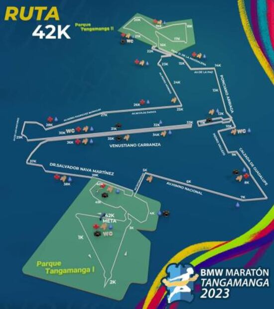 Maratón Tangamanga. Conoce las rutas y cierres viales en SLP