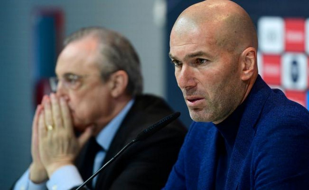El técnico Zinedine Zidane anunció que renuncia al banquillo del Real Madrid. Foto: AFP