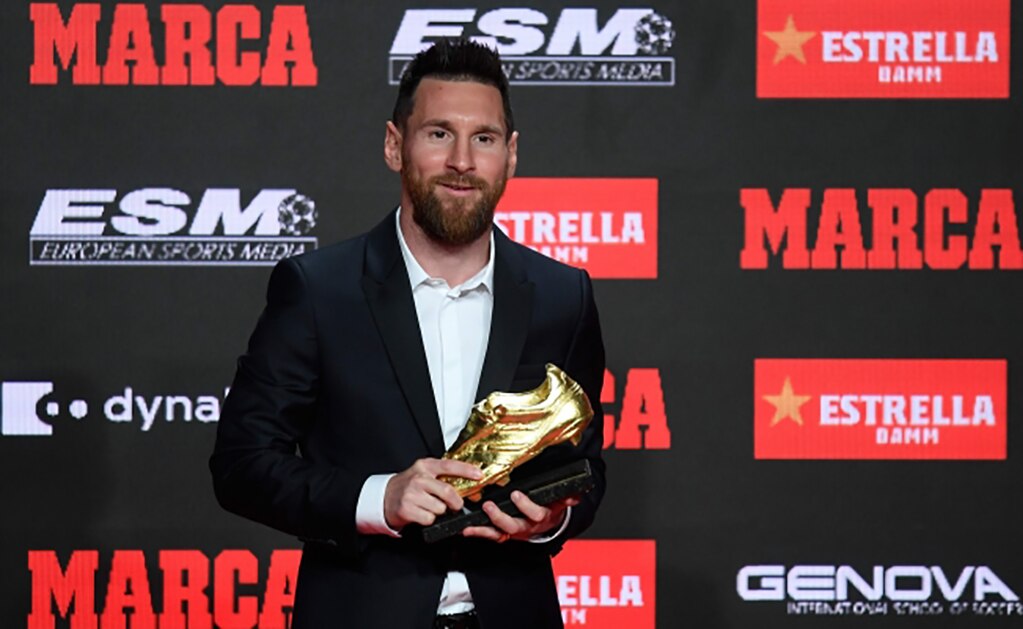 Recibe Lionel Messi su sexta Bota de Oro
