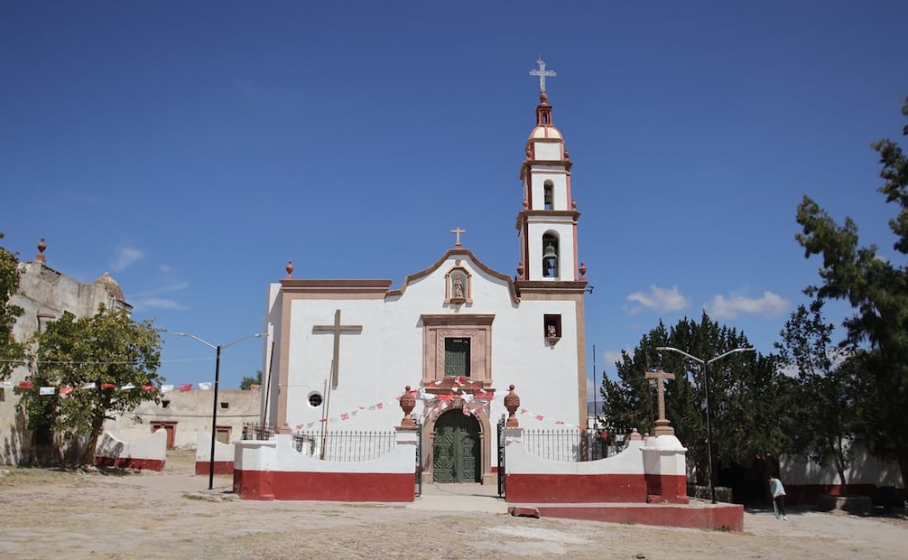 Iglesia en la exhacienda de Bledos. Foto: Ayuntamiento Villa de Reyes.