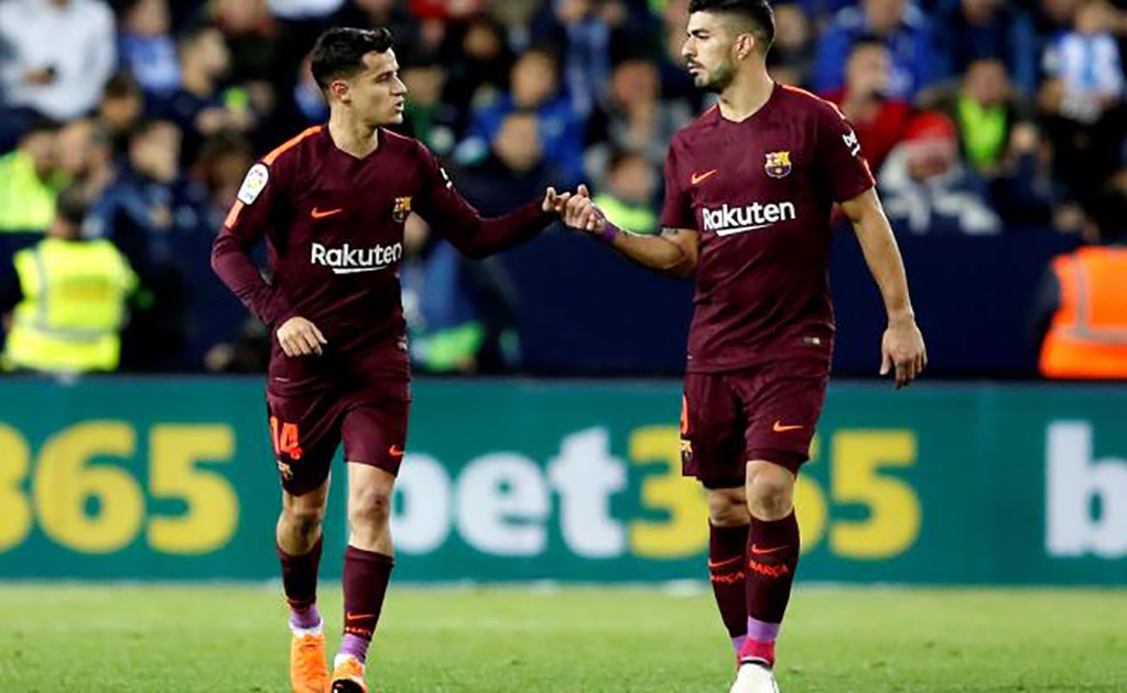 Barcelona mantiene el liderato y vence al Málaga