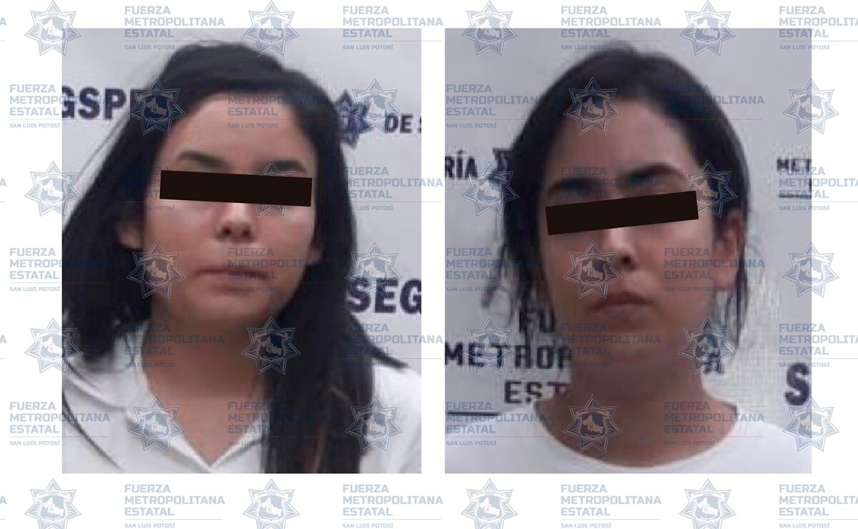 Las detienen por presuntamente robar prendas de tienda departamental en capital de SLP