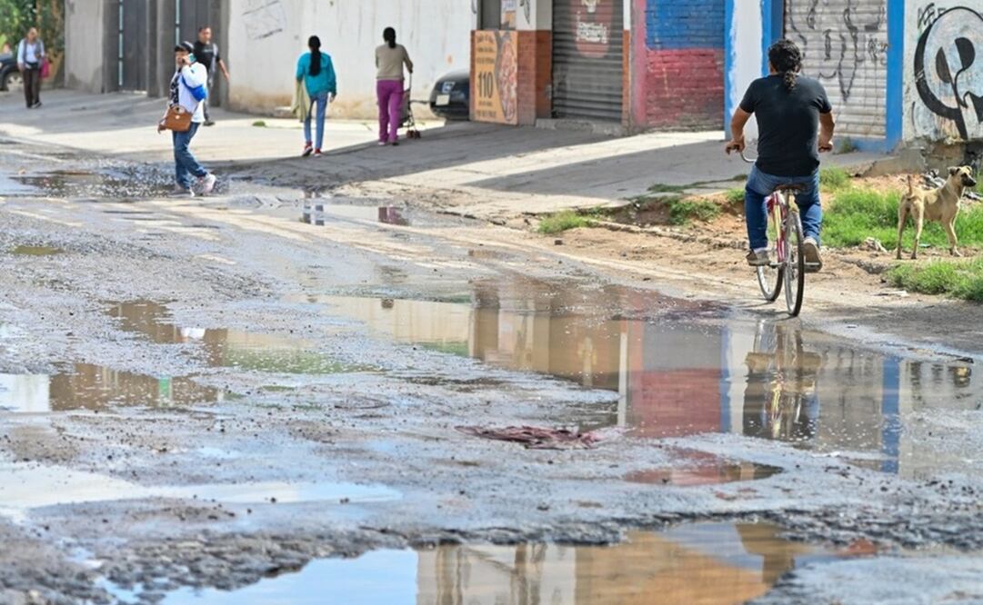 Anuncian pavimentación en la zona norte de la capital de SLP. Foto: Especial
