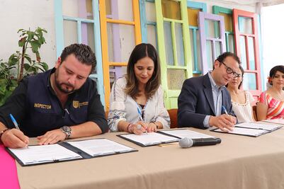Firman convenio interinstitucional por espacios culturales no lucrativos
