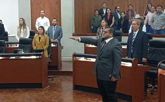 El morenista Roberto García asume la presidencia de la Junta de Coordinación Política en Congreso de SLP 