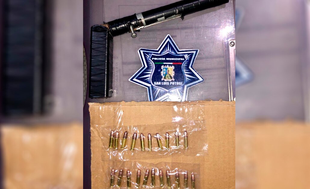 Detienen a menor con cachimba y 21 cartuchos