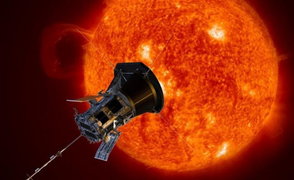 Imagen ilustrativa de la sonda Parker Solar Probe. Foto: NASA