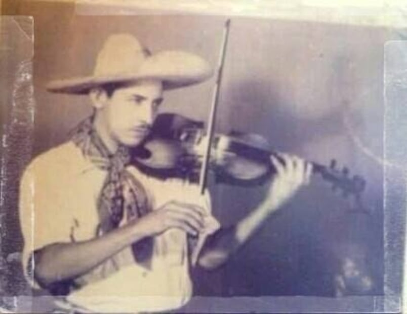 Pedro Rosa Acuña, originario de Xilitla, SLP, también conocido como "el clarín huasteco". Foto: Redes sociales