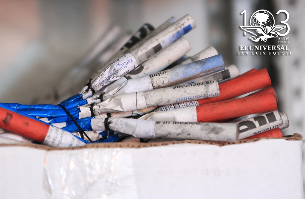 Decomisan 70 kg de pirotecnia en operativo Cohetón