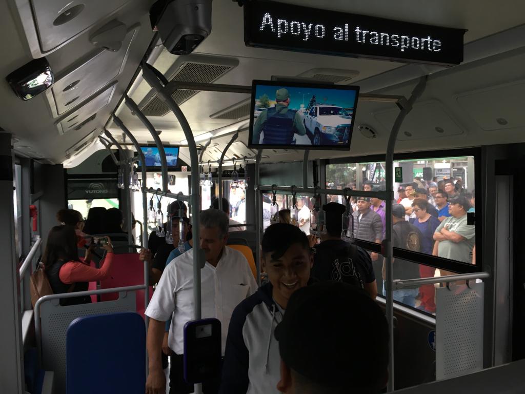 San Luis Potosí estrena sistema de transporte, ponen en marcha MetroRed; esta es la ruta inicial. Foto: Samuel Estrada