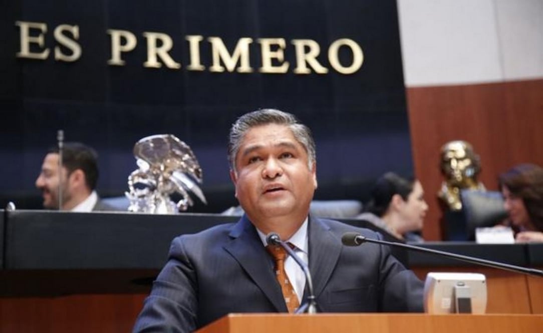 El senador Víctor Oswaldo Fuentes del grupo parlamentario del PAN. Foto: Especial