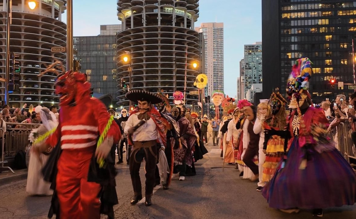 Xantolo en Chicago se vive en la ciudad estadounidense con diversas actividades que destacan la cultura de San Luis Potosí. Foto: Especial