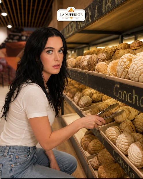 Meme de Katy Perry en la famosa panadería La Superior