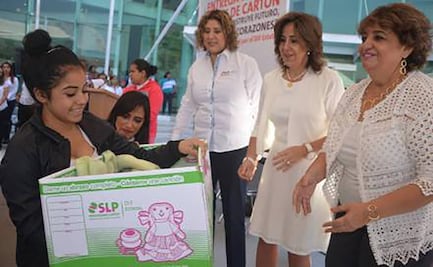 IMSS entrega cajas-cunas para bebés