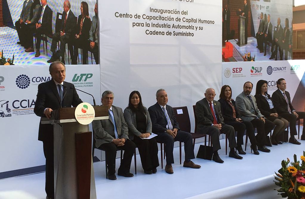 Universidad Politécnica inaugura Centro de Capacitación para la Industria Automotriz