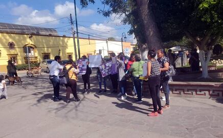 Marchan para exigir la localización de tres mujeres desaparecidas en Ciudad Fernández, SLP