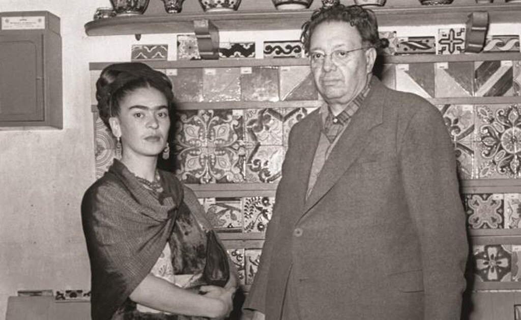 Frida Kahlo y Diego Rivera. Foto: Archivo EL UNIVERSAL