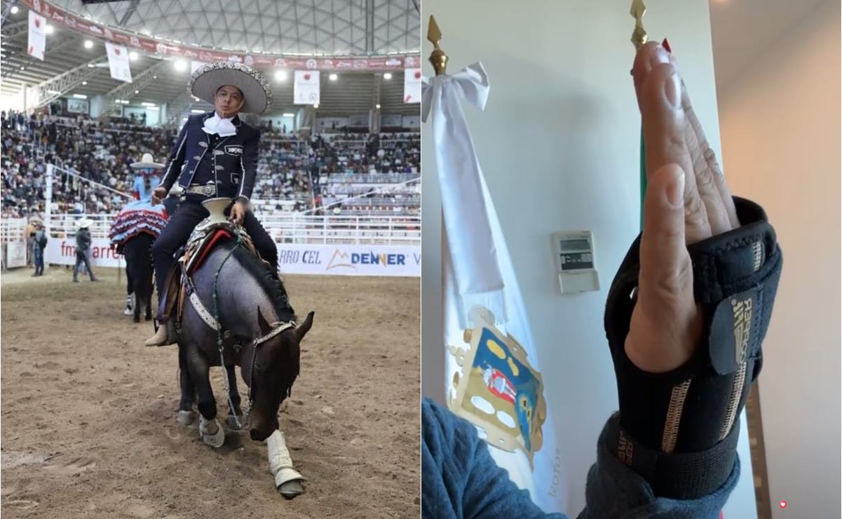 “Me caí del caballo”, Gallardo no participará en Campeonato Nacional Charro por fisura en la muñeca