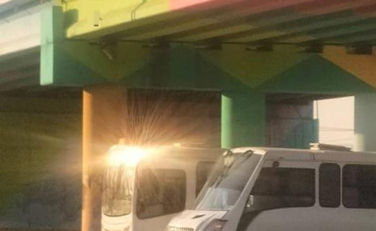 Investiga fiscalía hallazgo de cuerpo colgado en puente de Rioverde; aún se desconoce identidad