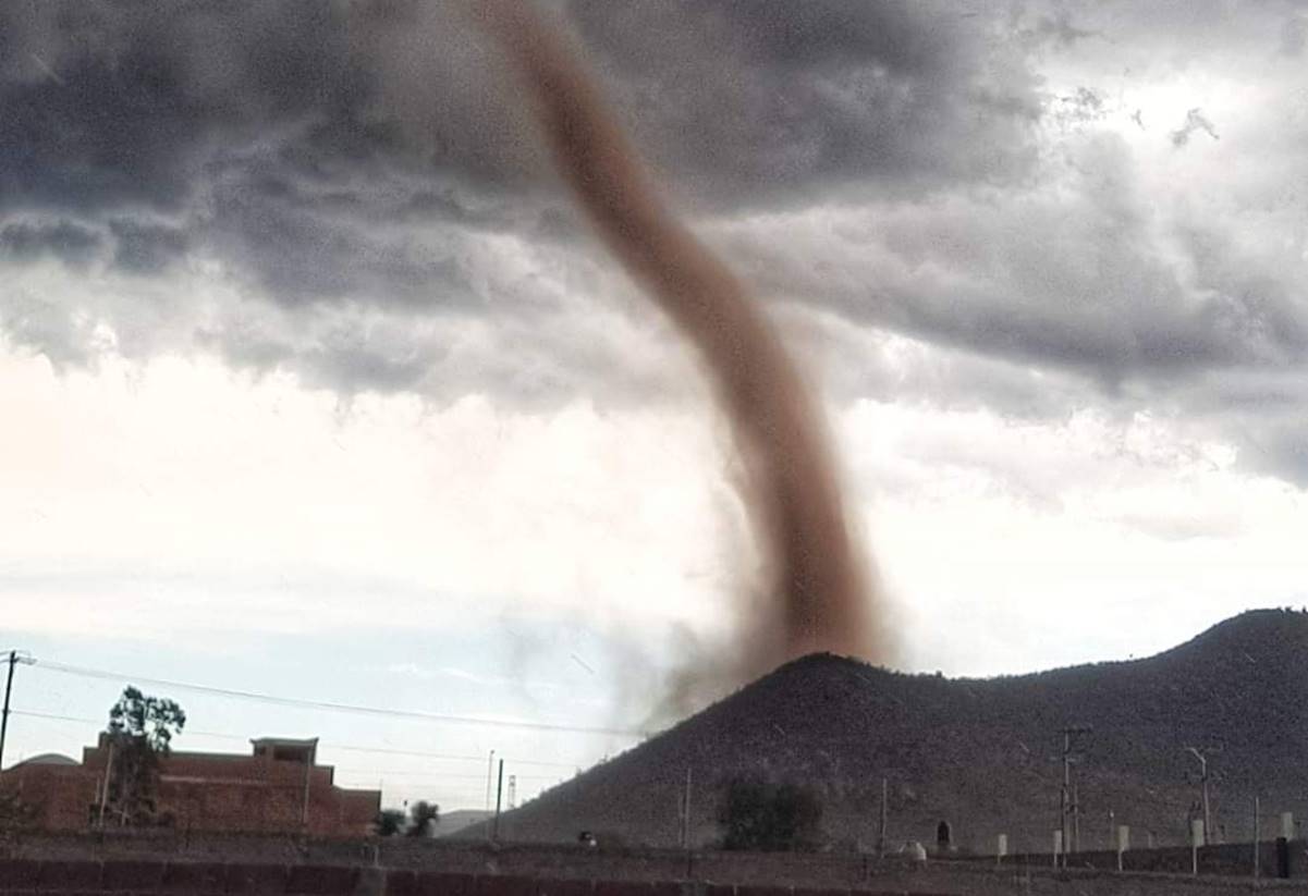 VIDEO. Se registra tornado en San Luis Potosí; no se reportan heridos