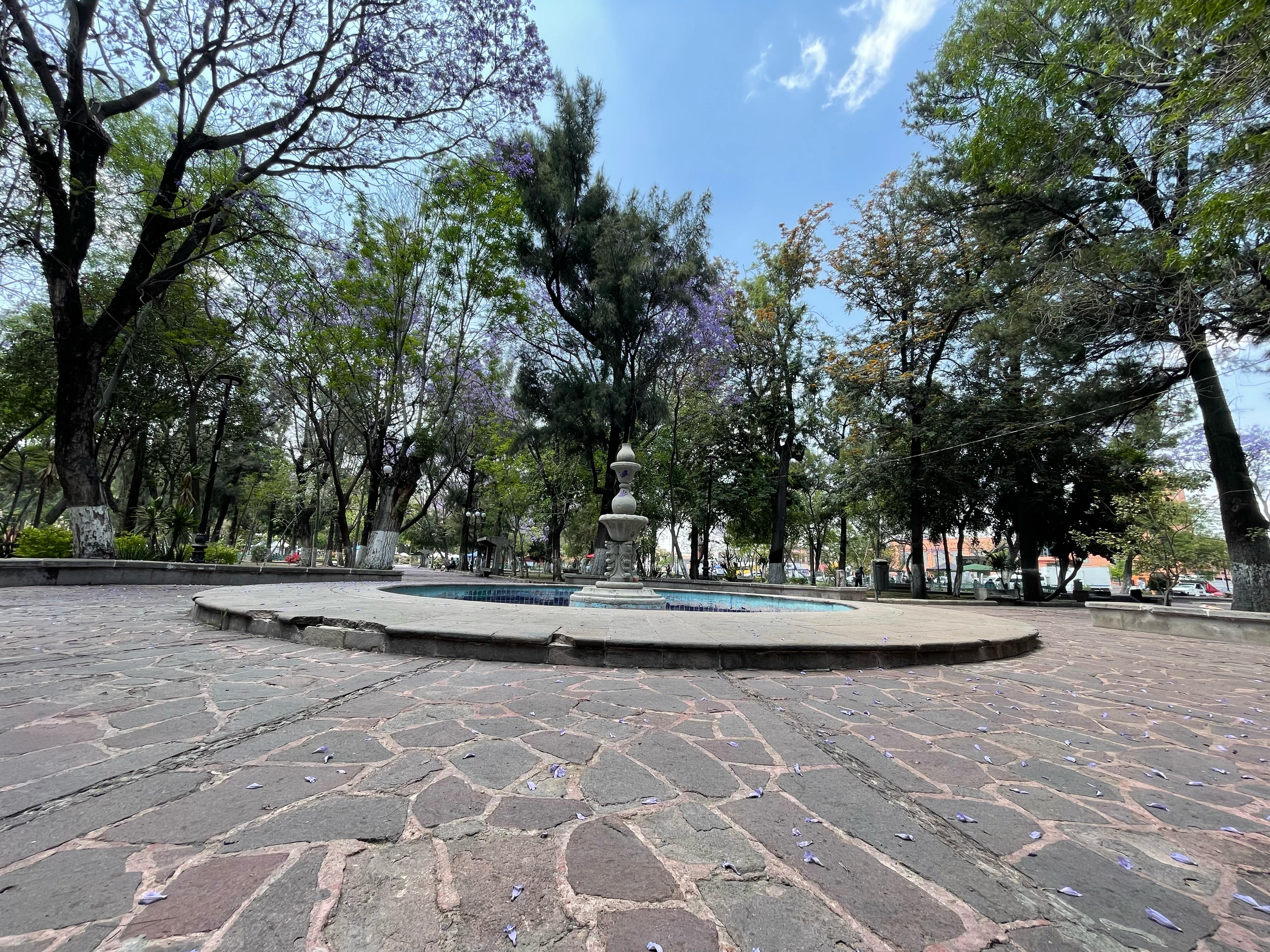 FOTOS: Sin funcionar y en el olvido, fuentes y espacios de la Alameda Juan Sarabia en SLP 