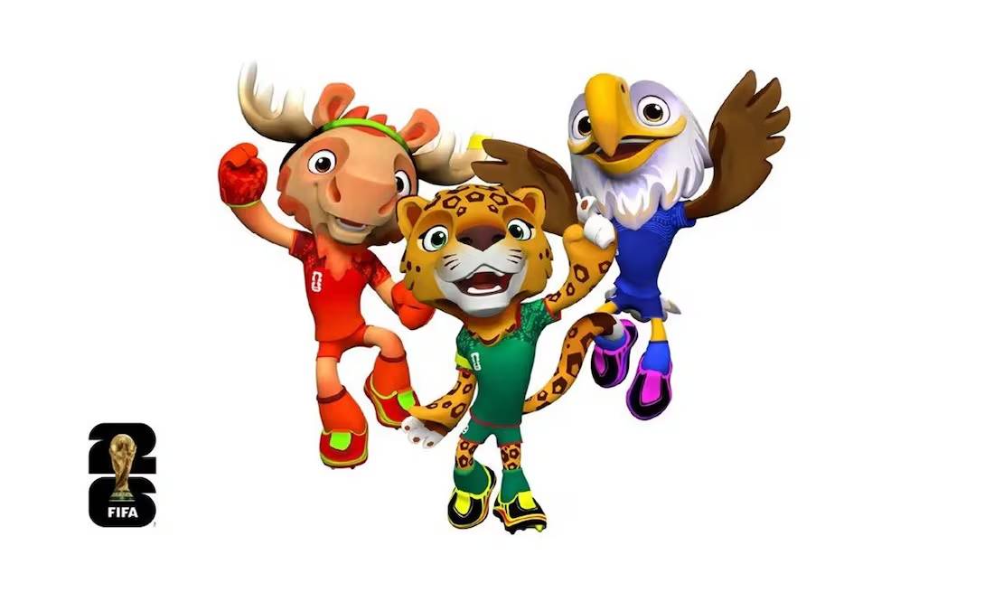 FIFA presenta a Clutch, Maple y Zayu, las mascotas oficiales de la Copa Mundial 2026 