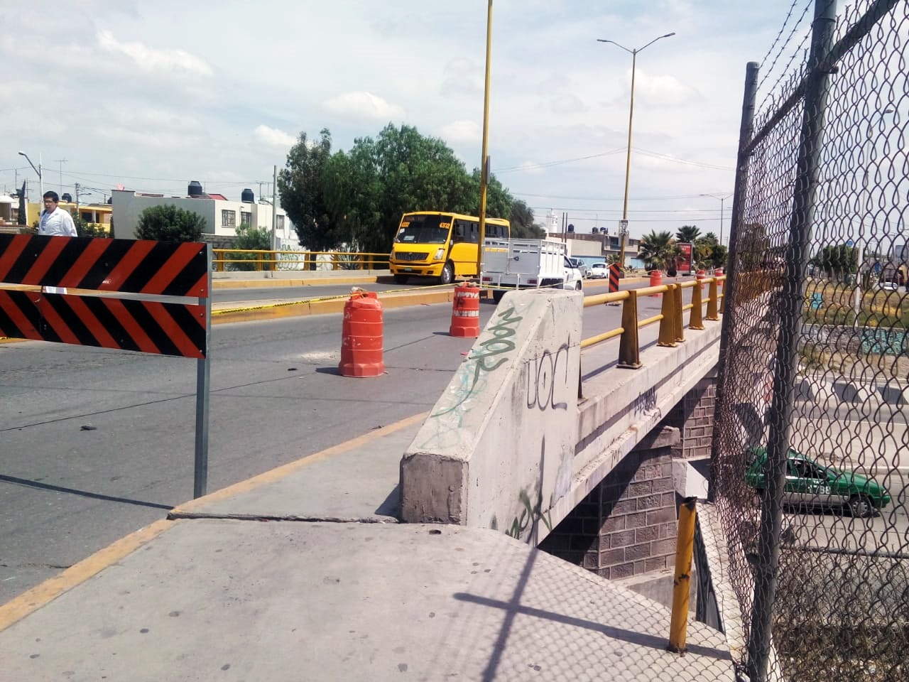 Puente de San Felipe en riesgo de colapso