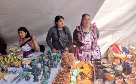 Con exposición y proyección de su labor, artesanos potosinos celebran su día en Plaza de Armas