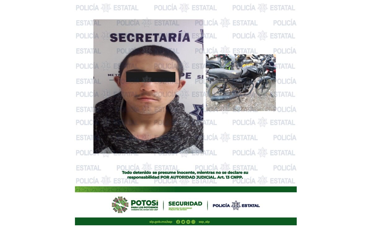 Cae joven de 18 años vinculado con el robo de 20 cabras en Matehuala