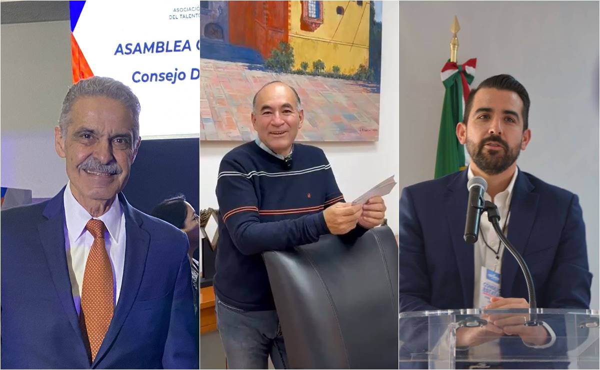 Jaime Chalita Zarur (izq.), Enrique Galindo Ceballos, y Rubén Guajardo Barrera (der). Foto: Tomada de redes sociales