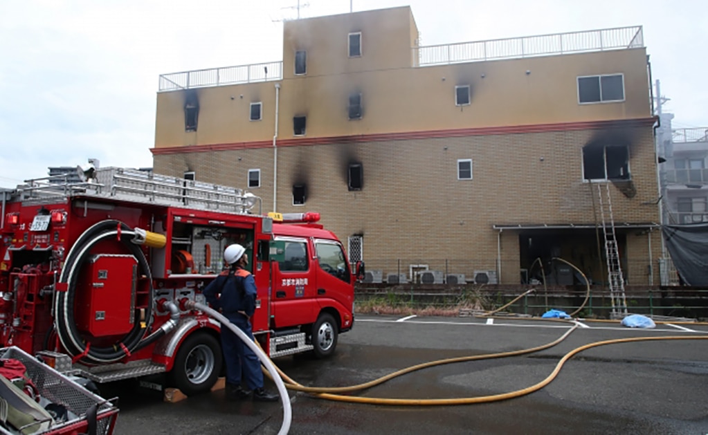 Al menos 23 muertos deja incendio en estudios Kyoto, en Japón