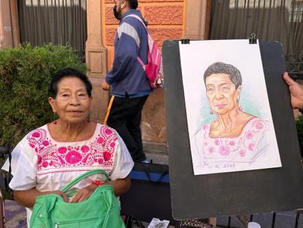 Jaime Limón, el artista urbano que enamora a transeúntes con sus trazos; "una potosina lo atrapó", dice