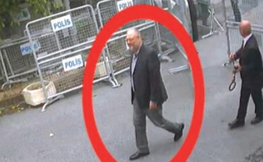 Jamal Khashoggi en el momento que entró al consulado de Riad en Estambul, Turquía. Fue la última vez que se le vio. REUTERS