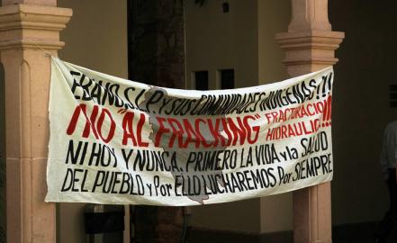 Manifestantes invaden Congreso, piden protección contra el fracking