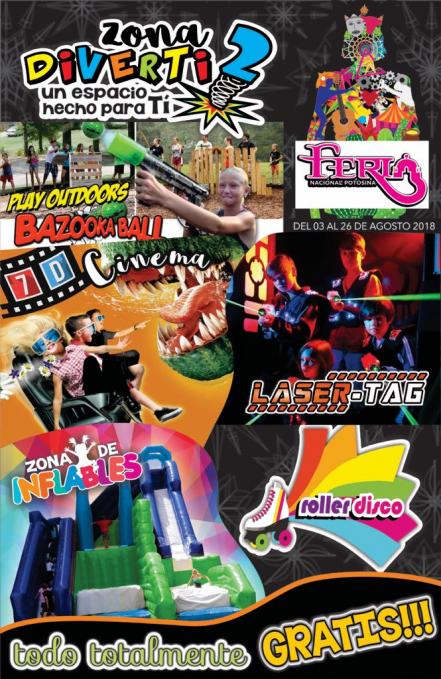 Zona gratuita en FENAPO, gran atractivo familiar