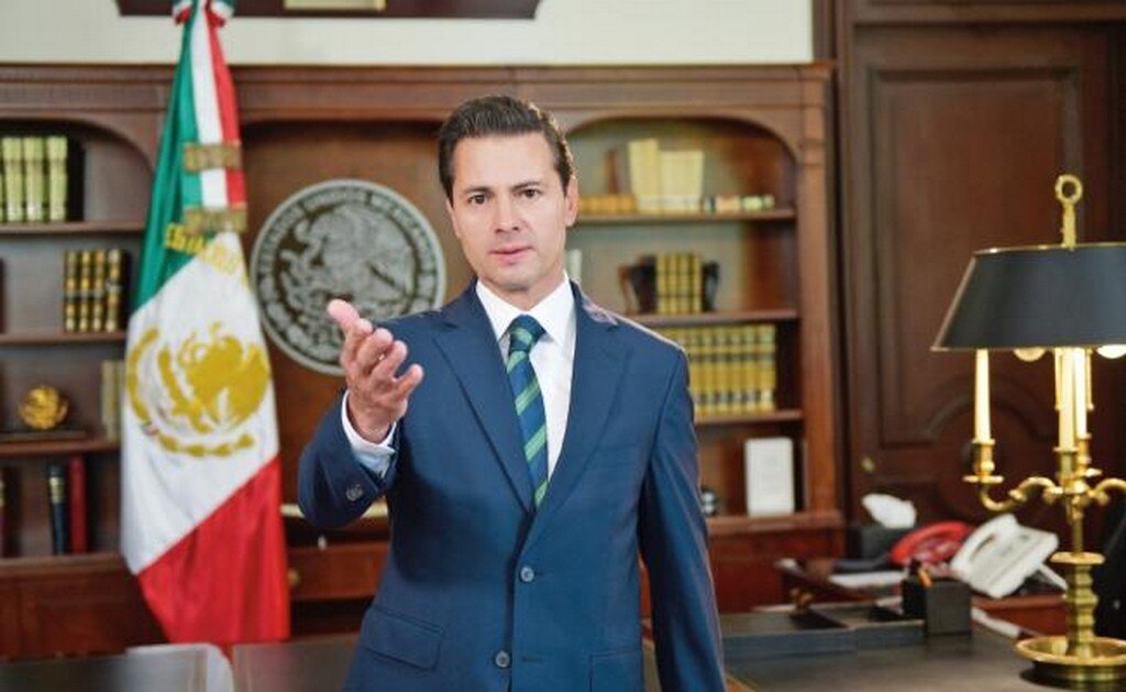 El presidente Enrique Peña Nieto emitió un mensaje a la nación, luego de que Donald Trump, mandatario estadounidense, firmó una orden que oficializa el despliegue de la Guardia Nacional en la frontera con México (PRESIDENCIA)