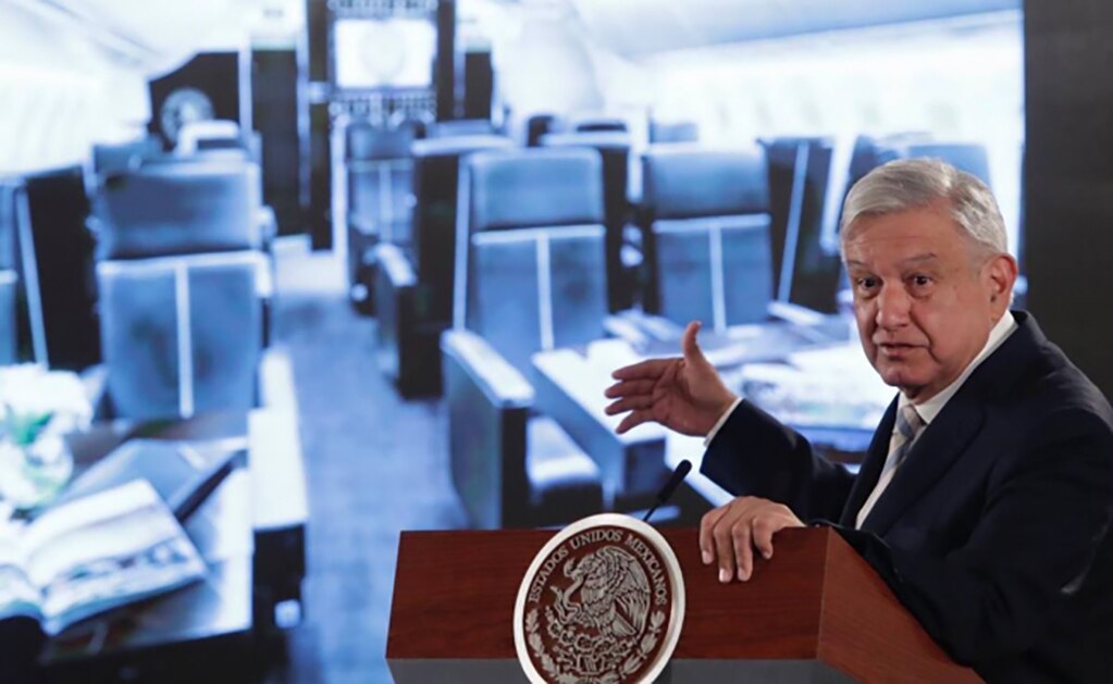 López Obrador ha ofrecido que el avión presidencial sea pagado en especie