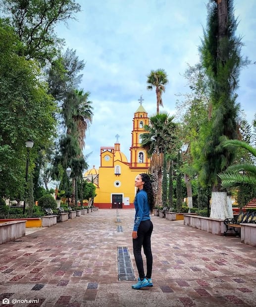 Plaza principal de Villa Juárez, SLP. Foto: FB@San Luis Potosí Turismo