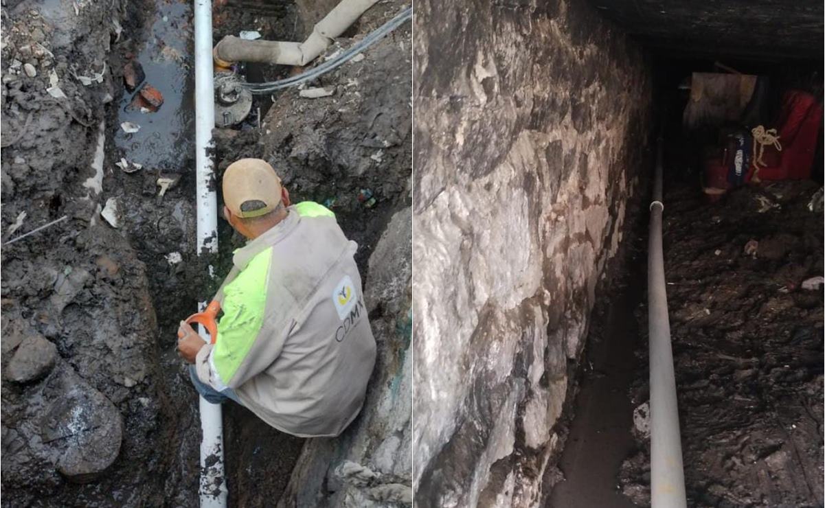 Robo de tubería deja sin agua a colonos del norte de la capital de SLP