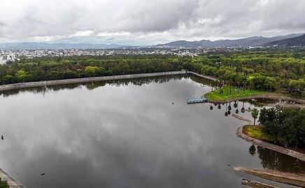 ¡Otra buena de las lluvias! Devuelven resplandor al lago mayor del parque Tangamanga de SLP