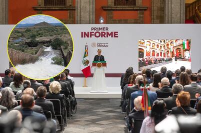 Durante su primer informe, Sheinbaum presume inicio de la construcción de proyecto ya cancelado en SLP