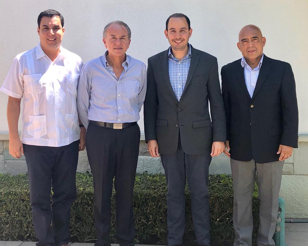 Se reúne gobernador con Marko Cortés, presidente nacional del PAN