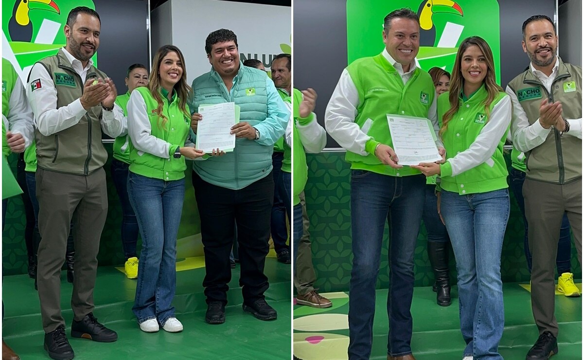 Alcaldes de Catorce y Cárdenas se suman a las filas del Partido Verde en SLP. Foto: Especial