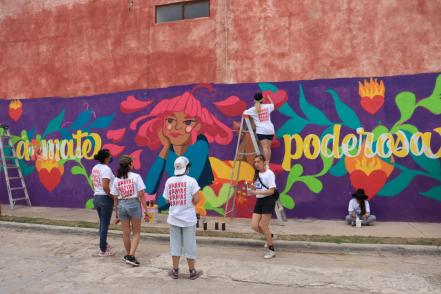 Á(r)mate poderosa, mensaje del segundo muro de "Bravas" en la capital de SLP