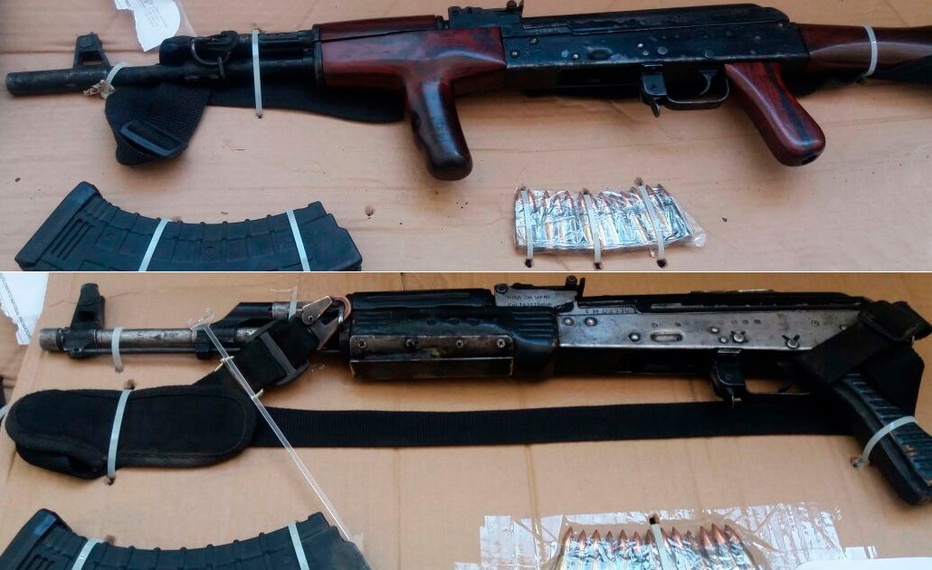 Hombre con armas de uso exclusivo del ejército fue asegurado en Rayón