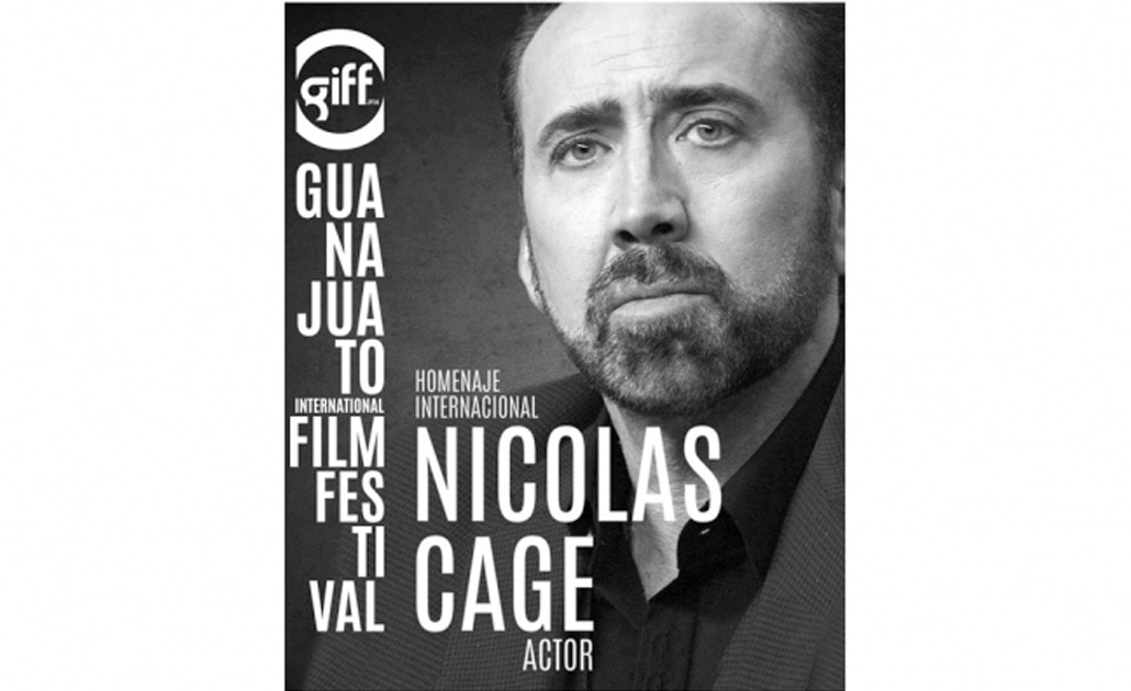 Nicolas Cage recibirá homenaje en el Festival Internacional de Cine Guanajuato