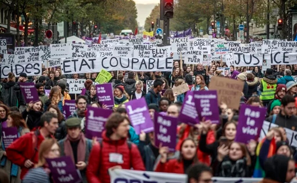 Miles de manifestantes salen a las calles para pedir un alto al sexismo en Francia