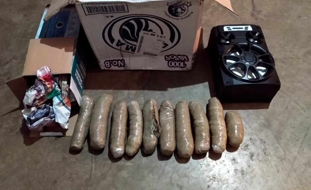 Aseguran cristal y marihuana en aeropuerto “Ponciano Arriaga”